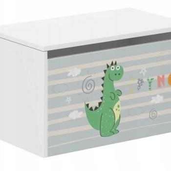 Játéktároló láda 40 x 40 x 69 cm - Mesebeli sárkány kép