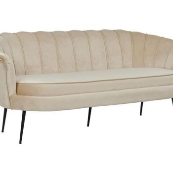 Kanapé Dallas 2855, Beige, 78.5x181x78cm, Lábak: Fém kép