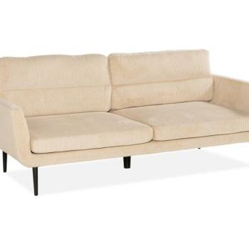 Kanapé Troy 108, Beige, 77x200x86cm, Lábak: Fém kép