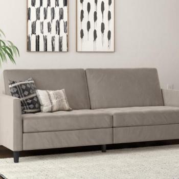 Kanapéágy Tulsa 542, Taupe, 83x203x83cm, Lábak: Műanyag kép