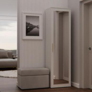 Kashar Duo tükrös szekrény, 50x180x35 cm, kasmír kép