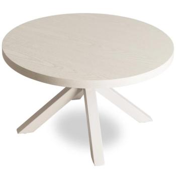 Kávézóasztal LINCOLN Ø 80 cm - különböző színváltozatokban bézs - kasmír kép