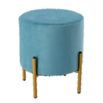 Kerek zsámoly lábakon a nappaliba vagy hálószobába kék kép