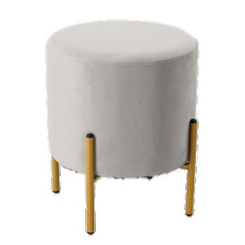 Kerek zsámoly lábakon a nappaliba vagy hálószobába szürke kép