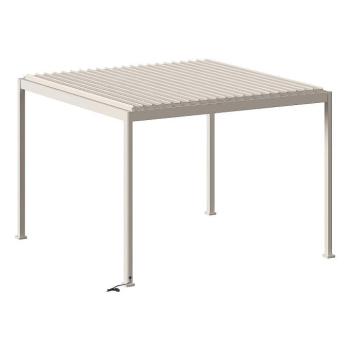 Kerti alumínium pavilon elektromos MEGAN 4x3 m (elefántcsont) kép