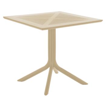 Kerti asztal, szürkésbarna Taupe, DENTON NEW kép