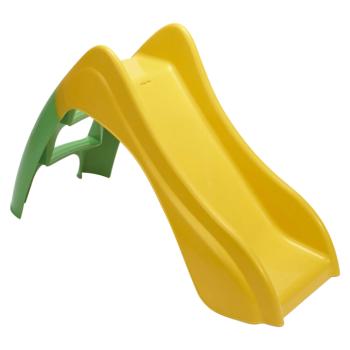 Kerti gyerek csúszda, zöld/sárga, műanyag, TUKLO kép
