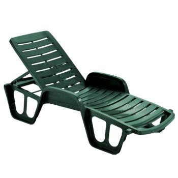 Kerti nyugágy, rakásolható, zöld, LETNO kép