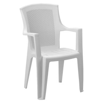 Kerti rakásolható fotel, fehér, EDENIA kép