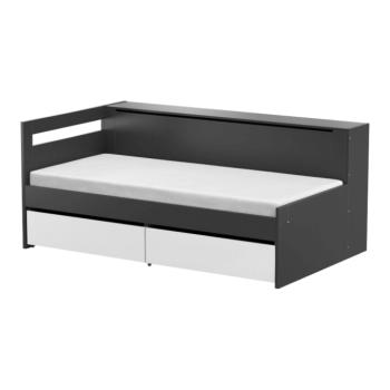 Kihúzható ágy, fehér/grafit, REA CROBAT kép