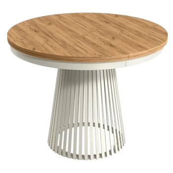 Kihúzható étkezőasztal, craft arany tölgy/kasmír, 100-180x76,6 cm, GERDONY kép