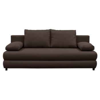 Kihúzható heverő, barna szövet, BLUM kép