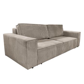 Kihúzható heverő, szürkésbézs Taupe, HARPERA BIG SOFA kép