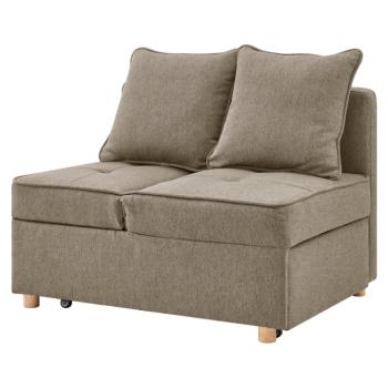 Kihúzható kanapé, bézses barna, OSVALDO kép