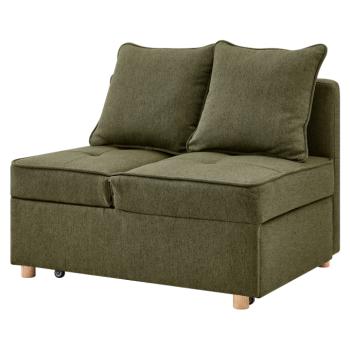 Kihúzható kanapé, zöld, OSVALDO kép