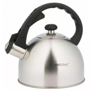 Kinghoff teáskanna, sípszóval - inox - 2.0L (KH-3324) kép