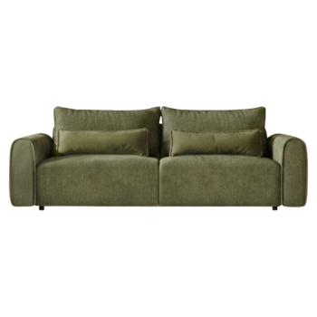 Kinyitható kanapé, zöld, KIRO BIG SOFA kép