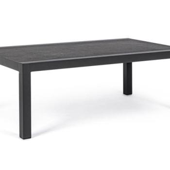 KLEDI fekete dohányzóasztal 120cm kép