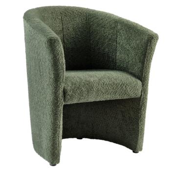 Klub fotel, zöld Coral anyag, CUBA kép