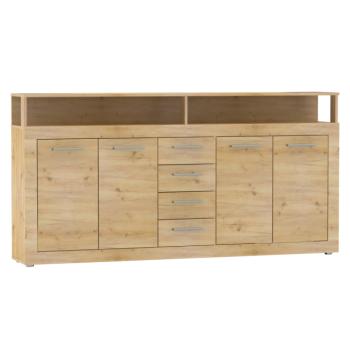 Kombinált komód, artisan tölgy, LUNYSA 2 NEW kép
