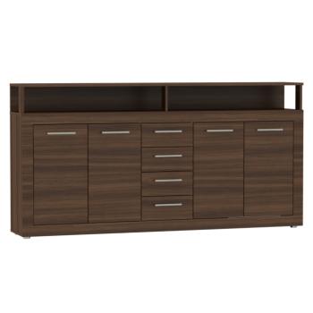 Kombinált komód, dió tabacco, LUNYSA 2 NEW kép