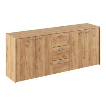 Kombinált komód, tölgy craft arany, HUGOS 180 kép