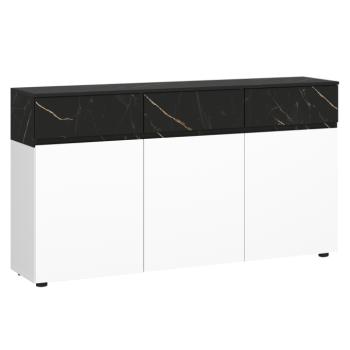 Komód, alpesi fehér/san sebastian, MODETA kép