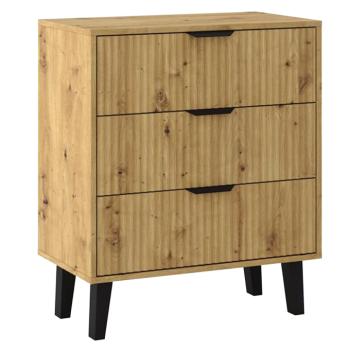 Komód, artisan tölgy, BOGAN DUO 3S kép