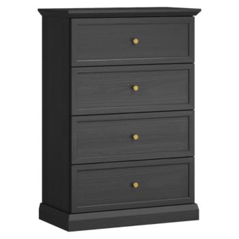 Komód, fekete grafit, LOCCA K4S kép