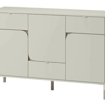 Komód Fresno AR108, Beige, 87x130x40cm kép