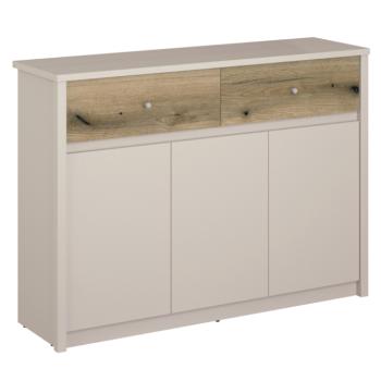 Komód, kasmír/evoke tölgy, KAROS 3D2S kép