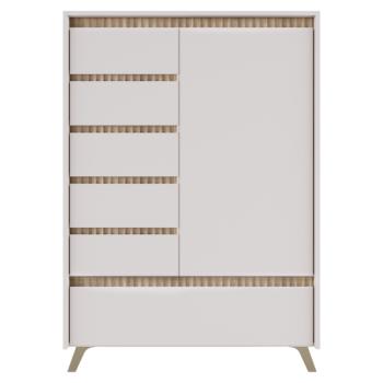 Komód, kasmír/sonoma tölgy, LONGY REG1D5S1K kép