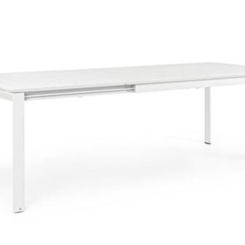 KONNOR fehér bővíthető kerti étkezőasztal 160-240cm kép