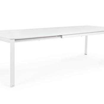 KONNOR fehér bővíthető kerti étkezőasztal 200-300cm kép