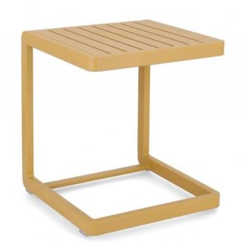 KONNOR sárga kerti lerakóasztal 40cm kép