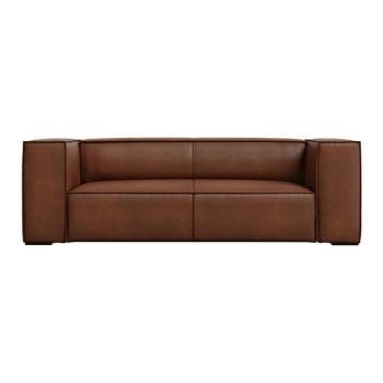 Konyakbarna bőr kanapé 212 cm Madame – Windsor & Co Sofas kép