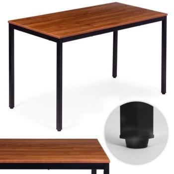 Konyhai asztal barna 120 x 60 cm - univerzális asztal 4-5 személyre kép