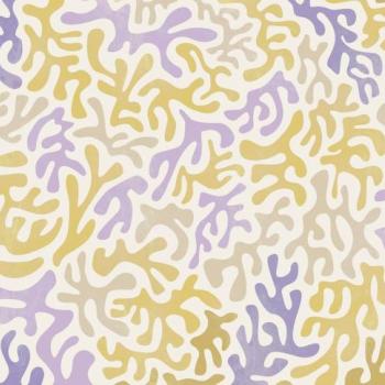 Korallmintás tapéta, 350x250 cm, sárga - lila - szürke - CORAL kép