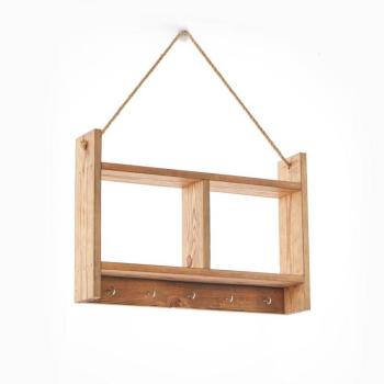 Kulcstároló, polcokkal, fa - ACRO kép