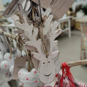 KUTUB fehér fa karácsonyfadísz kép