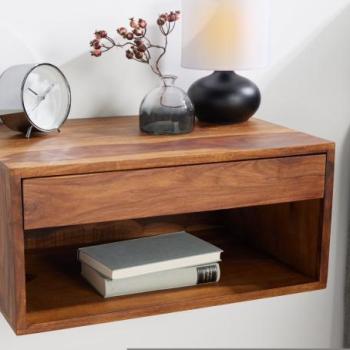 LAGOS barna fa éjjeliszekrény 50cm kép