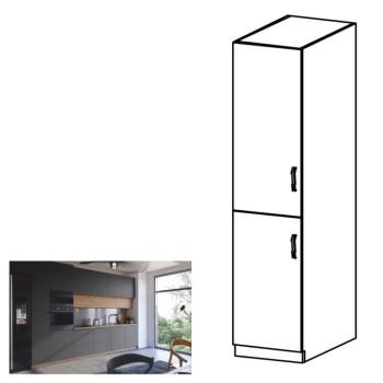 LANGEN szürke mdf magasszekrény balos 40cm kép