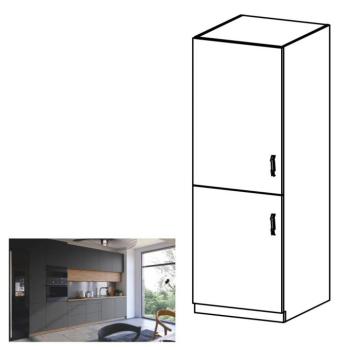 LANGEN szürke mdf magasszekrény balos 60cm kép