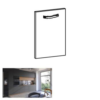 LANGEN szürke mdf mosogatógép előlap fogantyúval 44,6cm kép