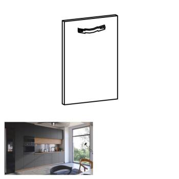 LANGEN szürke mdf mosogatógép előlap fogantyúval 59,6cm kép