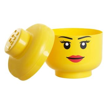 Lány minifigura fejformájú tároló, ⌀ 24,2 cm - LEGO® kép