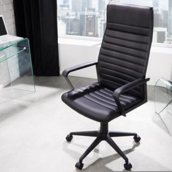 LAZIO fekete műbőr szék kép