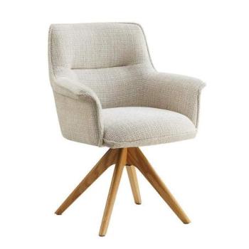 LE GRAND bézs polyester zsenília forgószék kép