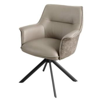 LE GRAND taupe bőr forgószék kép