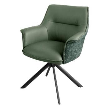 LE GRAND zöld bőr forgószék kép